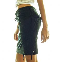 Molecule Urban Safari Tactical Cargo Skirt with Zips